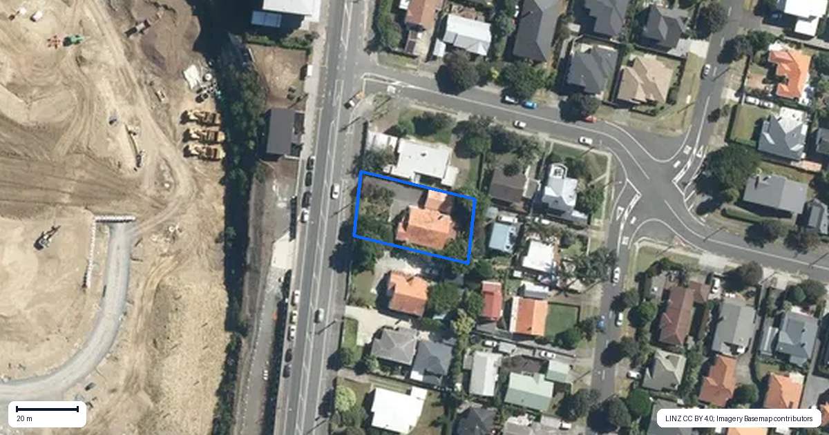 Property context map for 924 Mount Eden Road, Three Kings, Auckland