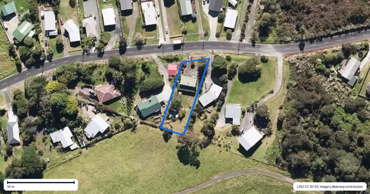 Property context map for 78 Donald Road, Kaitaia