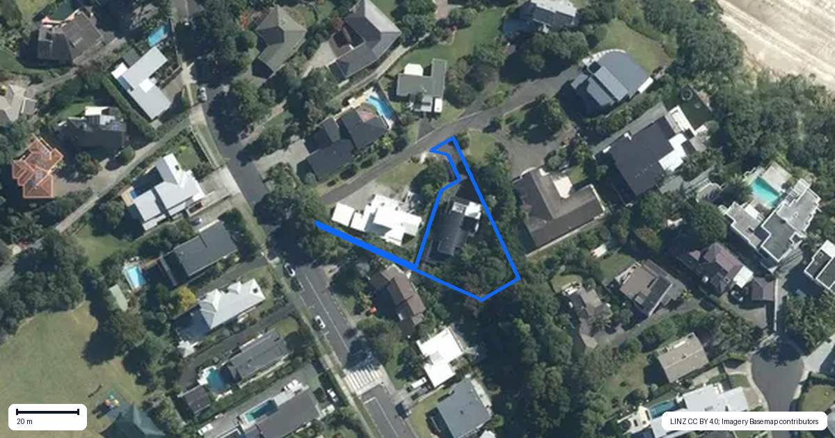 Property context map for 143A Mellons Bay Road, Mellons Bay, Auckland