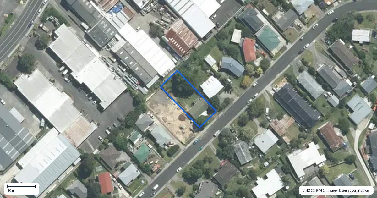 Property context map for 91 Bruce Road, Glenfield, Auckland