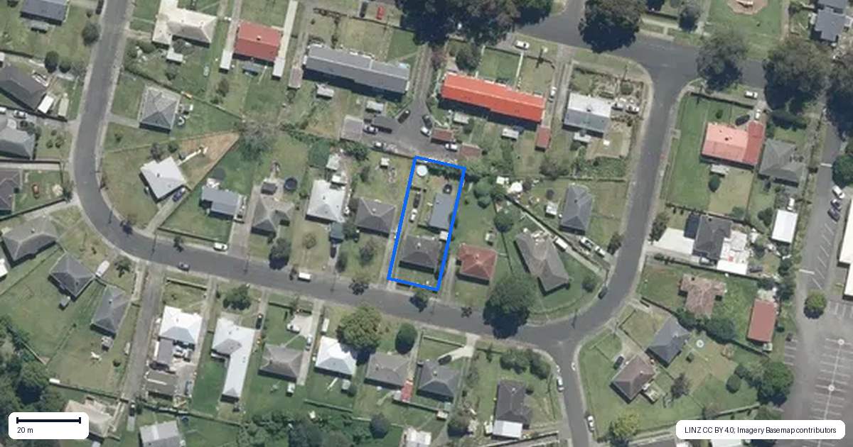 Property context map for 16 Clarkson Crescent, Otara, Auckland