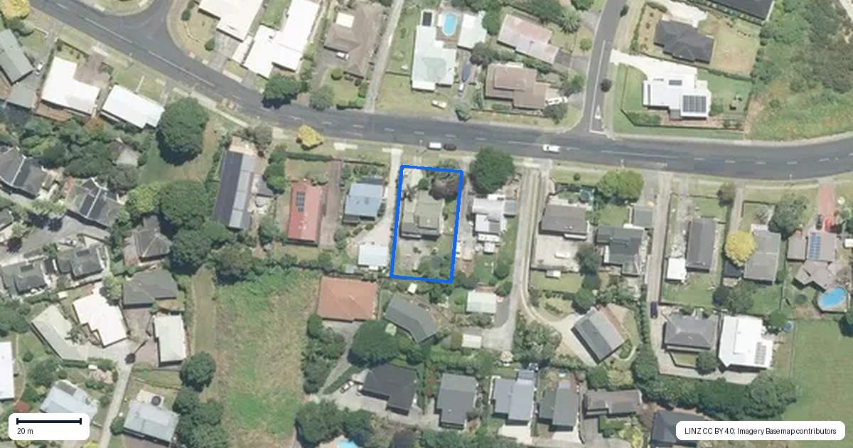 Property context map for 39 Cape Hill Road, Pukekohe