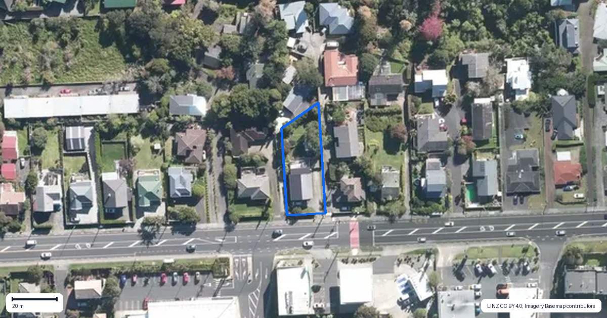 Property context map for 175 Mokoia Road, Birkenhead, Auckland