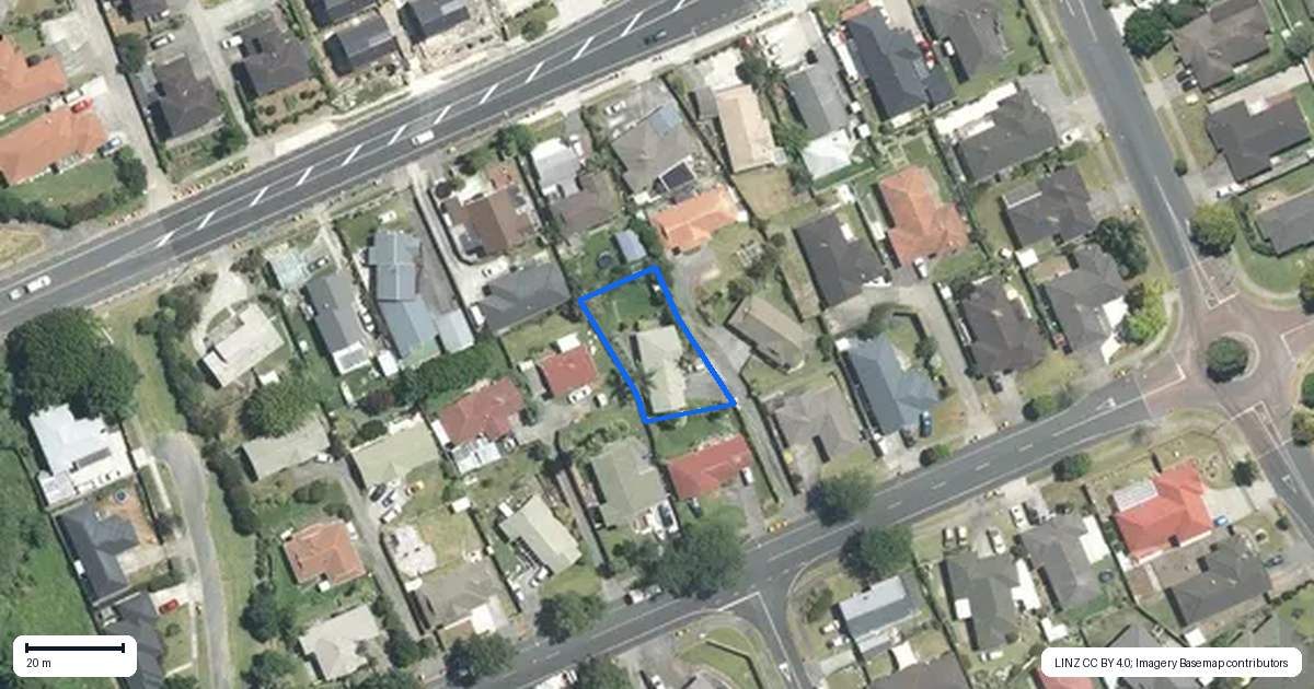 Property context map for 20 Skelton Avenue, Randwick Park, Auckland