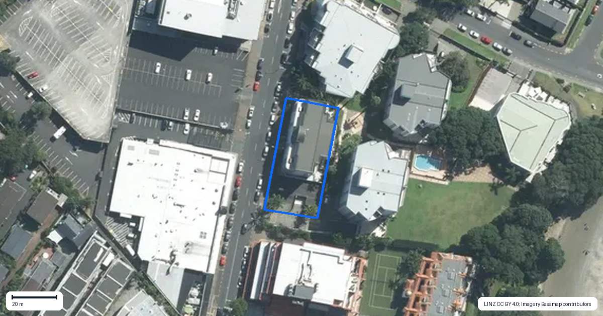 Property context map for 3A/171 Hurstmere Road, Takapuna, Auckland