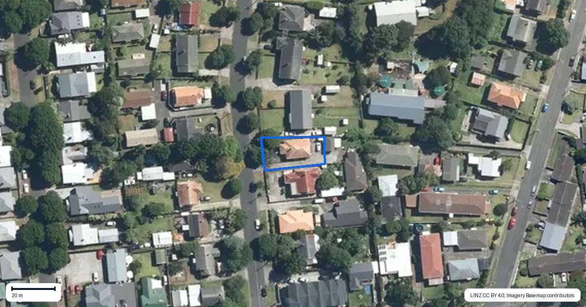 Property context map for 7 Cameron Street, Onehunga, Auckland