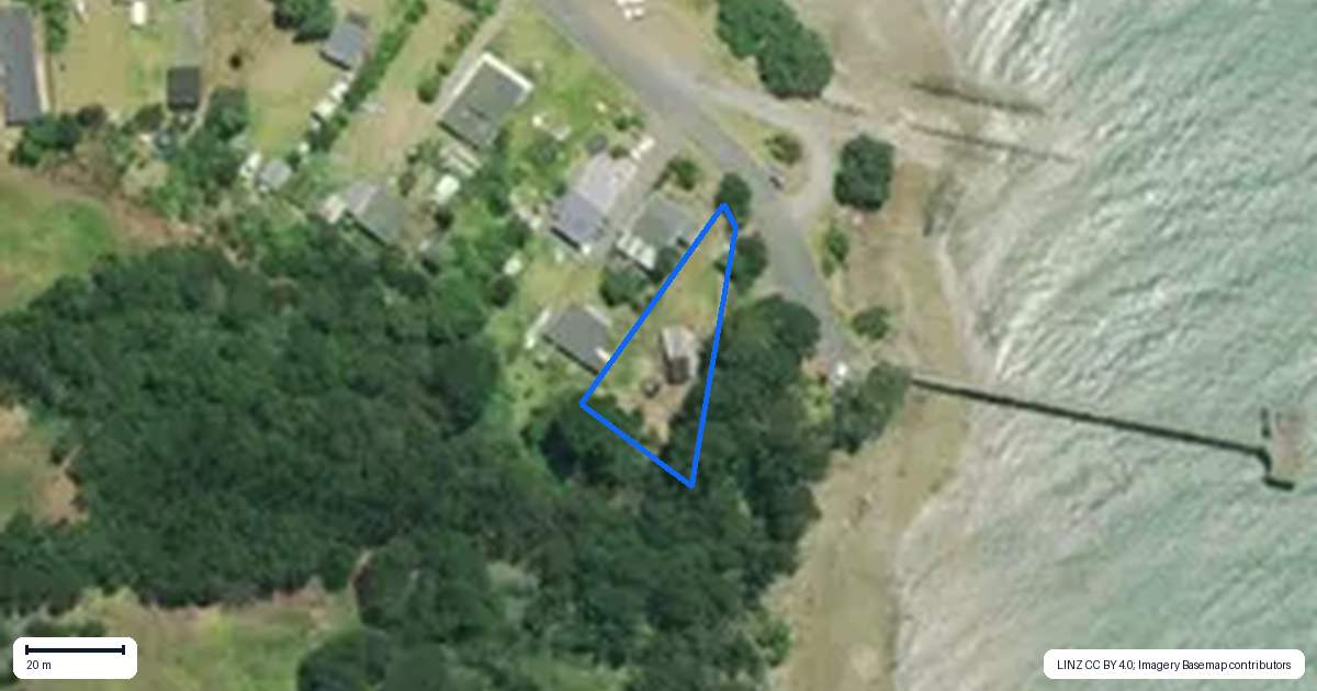 Property context map for 164 Komiti Road, Tinopai