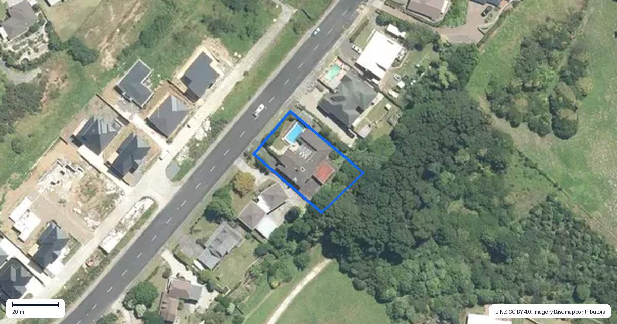 Property context map for 69 Cape Hill Road, Pukekohe