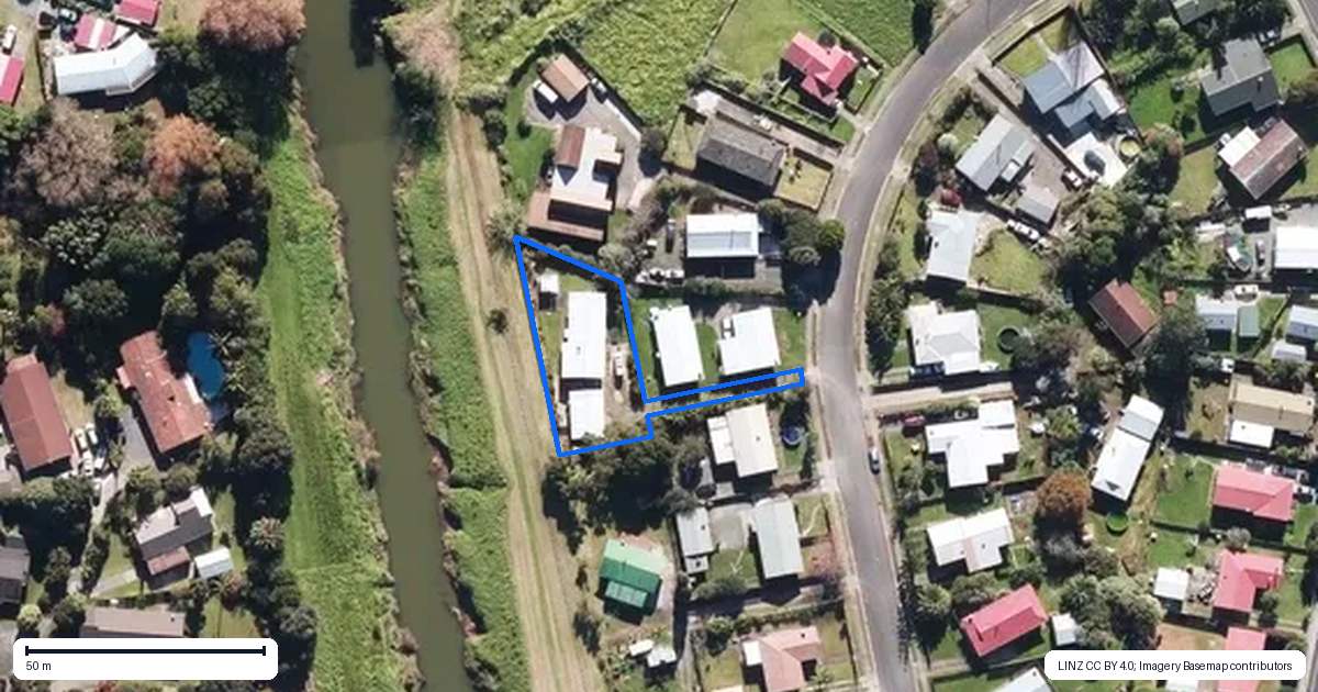 Property context map for 17A Parkdale Crescent, Kaitaia