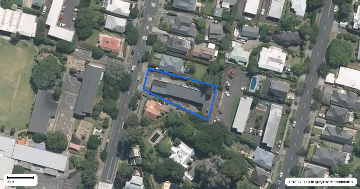 Property context map for 24 Sherbourne Road, Mount Eden, Auckland