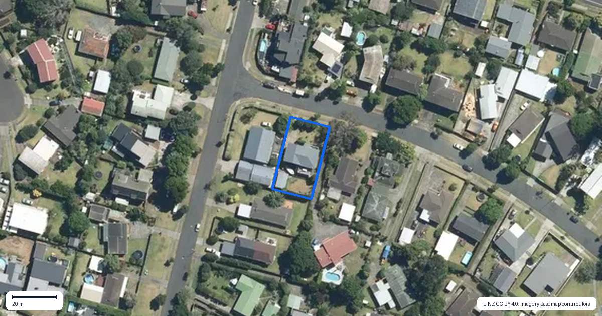 Property context map for 36 Waterlea Avenue, Mangere Bridge, Auckland