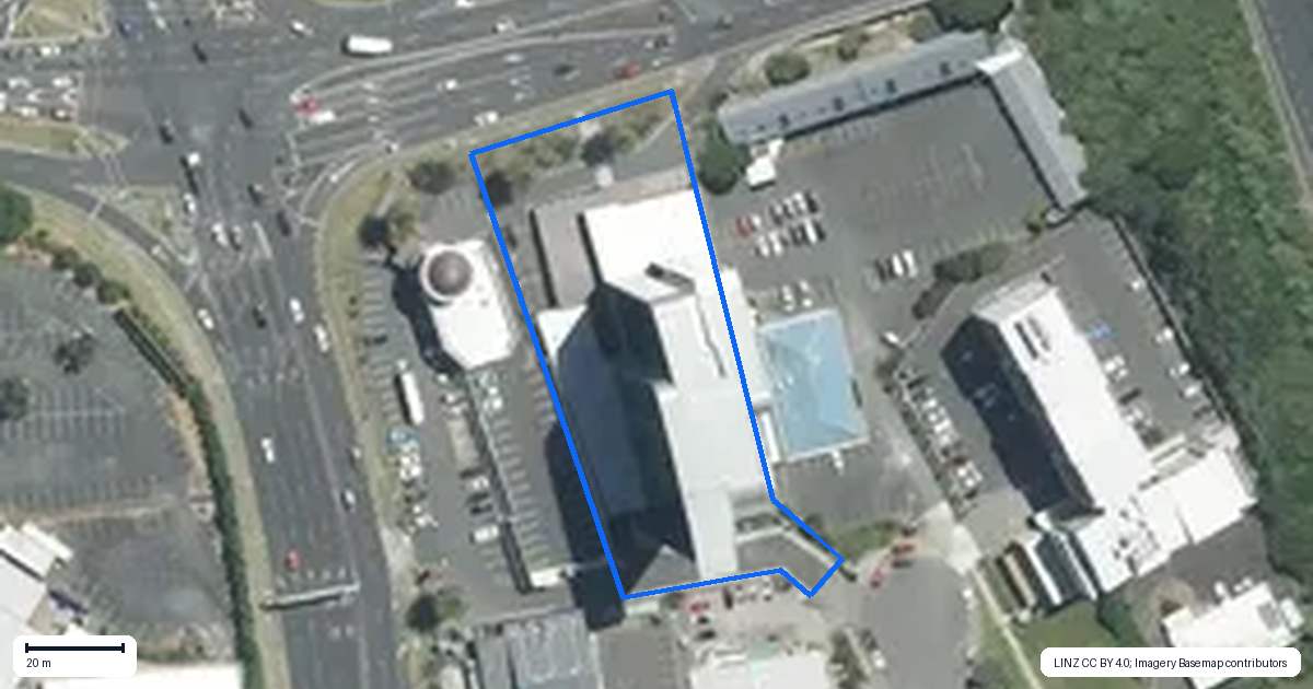 Property context map for 1108/8 Lakewood Court, Manukau, Auckland