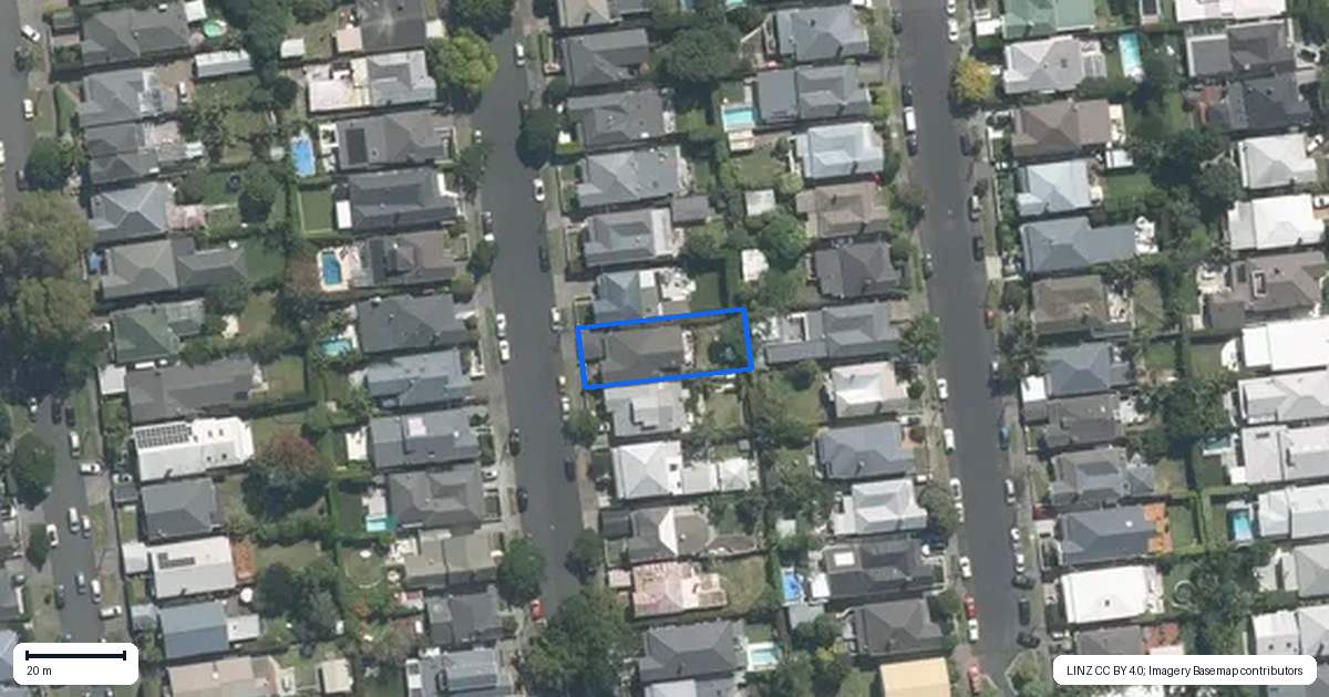 Property context map for 50 Albany Road, Ponsonby, Auckland