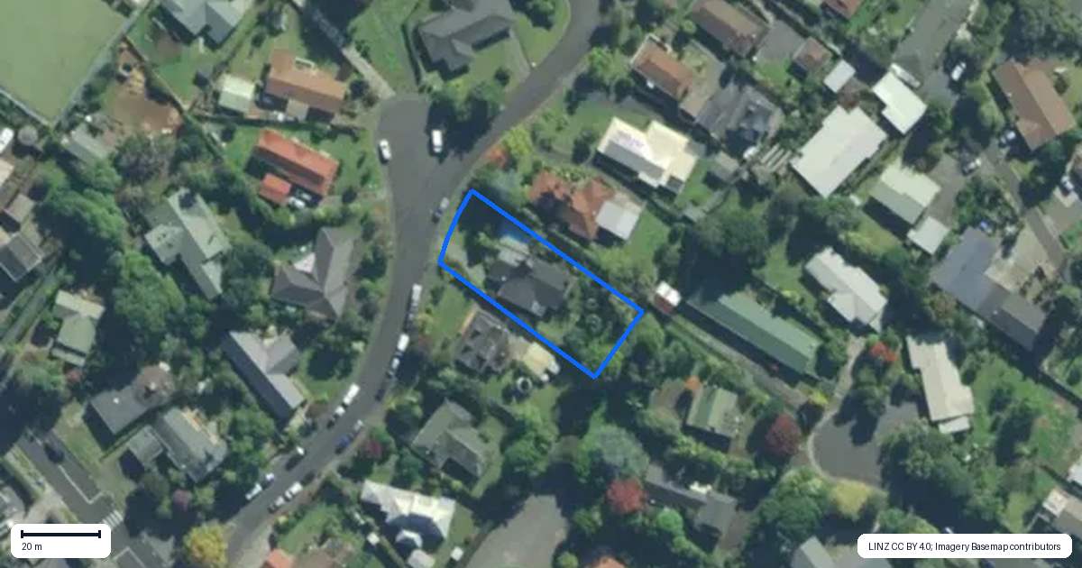 Property context map for 10 Cobham Court, Kerikeri
