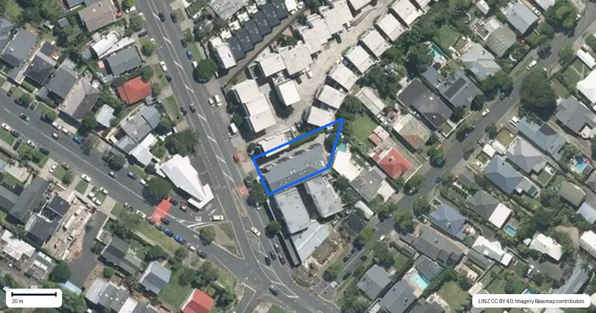 Property context map for 19C Garnet Road, Westmere, Auckland