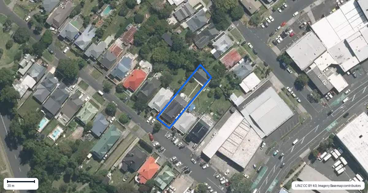 Property context map for 7 New Bond Street, Kingsland, Auckland