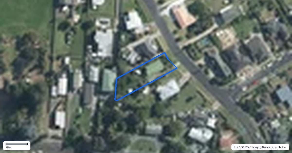 Property context map for 45 Campbell Road, Maraetai, Auckland