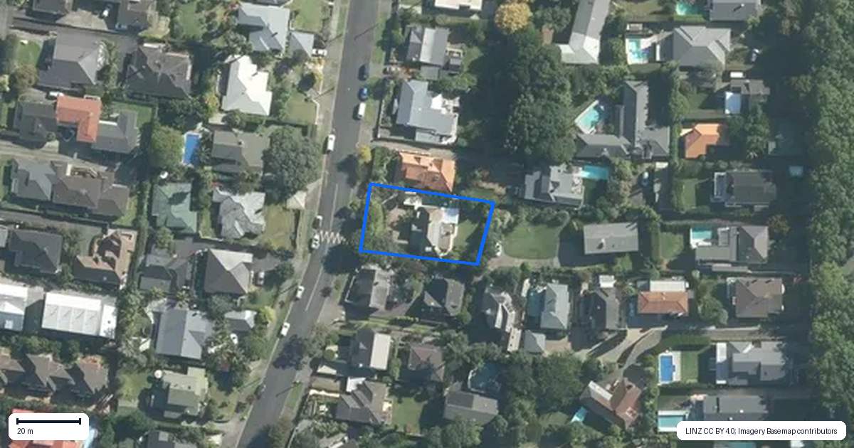 Property context map for 21 Ngapuhi Road, Remuera, Auckland