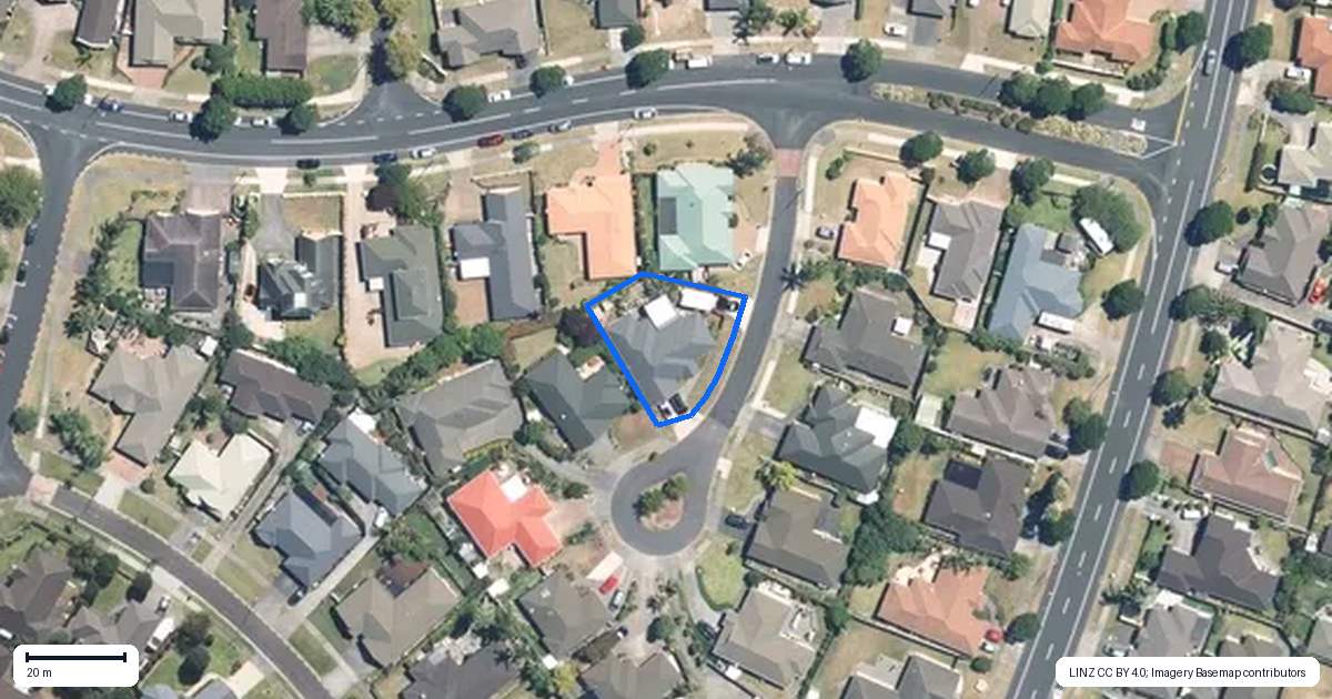 Property context map for 3 Magilligan Close, East Tamaki Heights, Auckland
