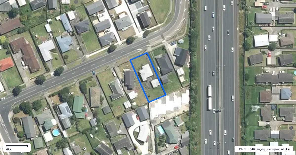 Property context map for 59 Myers Road, Manurewa East, Auckland
