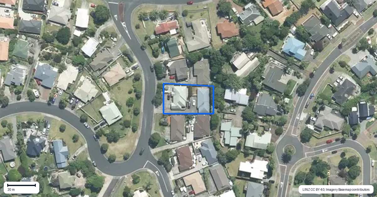 Property context map for 5B Kestrel Heights, Arkles Bay, Whangaparaoa