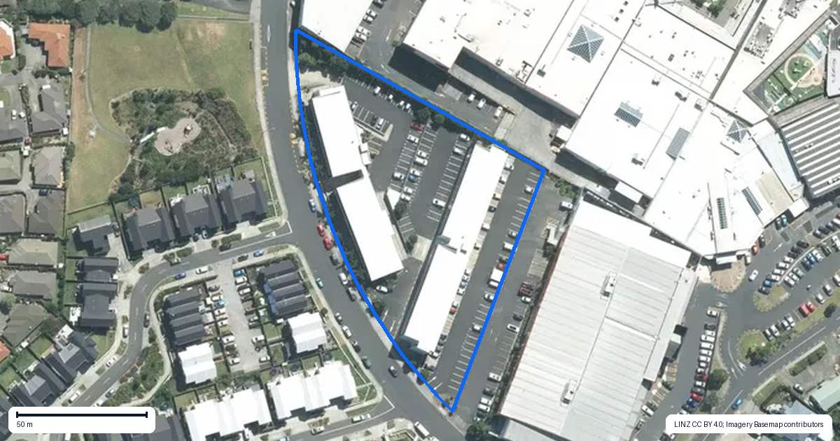 Property context map for 313/17 Link Crescent, Stanmore Bay, Whangaparaoa