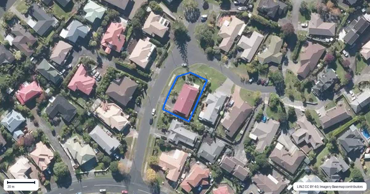 Property context map for 7 Westview Court, Somerville, Auckland