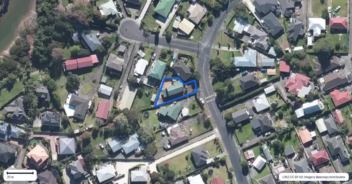 Property context map for 45A Amberley Avenue, Te Atatu South, Auckland