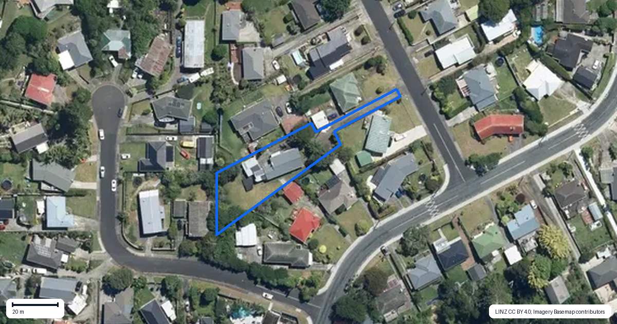 Property context map for 6 Tauhara Street, Green Bay, Auckland