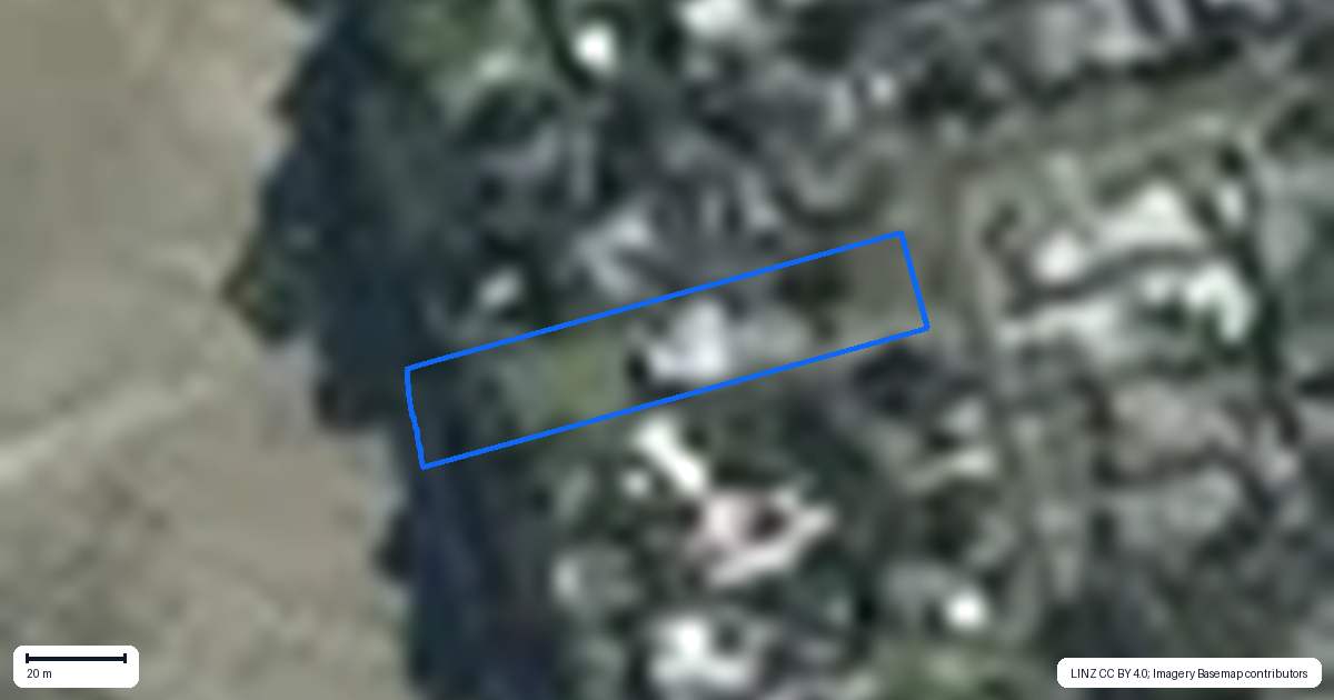 Property context map for 13 Puriri Road, Beachlands, Auckland