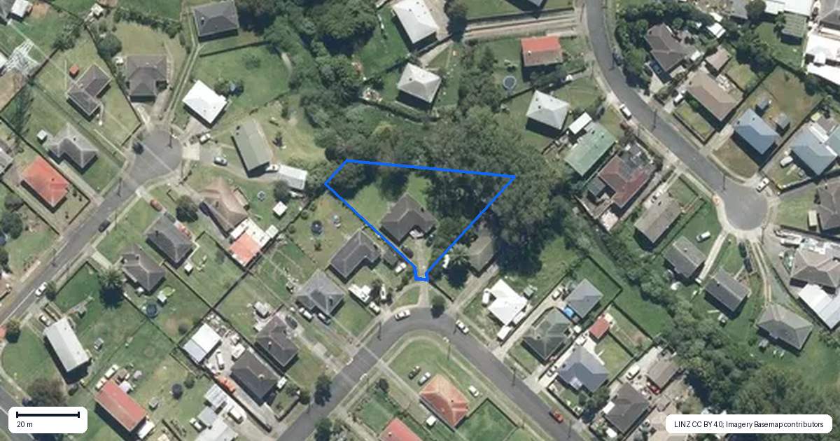 Property context map for 12 Ingram Crescent, Otara, Auckland