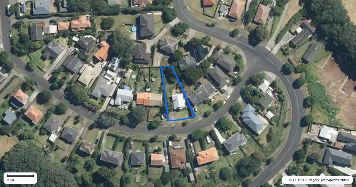 Property context map for 7 Paihia Road, Onehunga, Auckland