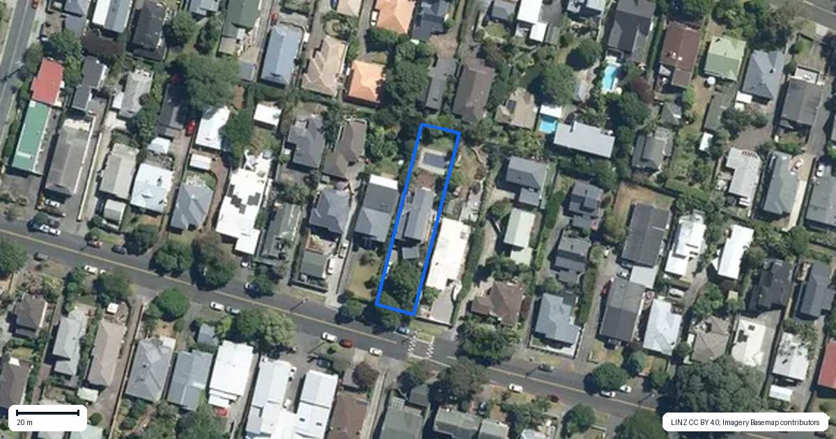 Property context map for 51 Shackleton Road, Mount Eden, Auckland