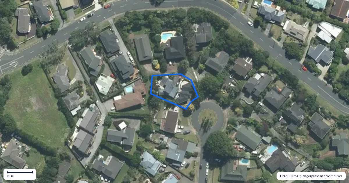 Property context map for 7 Jeanette Place, Mairangi Bay, Auckland