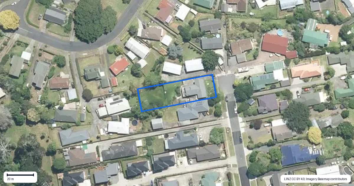 Property context map for 80 Prospect Terrace, Pukekohe