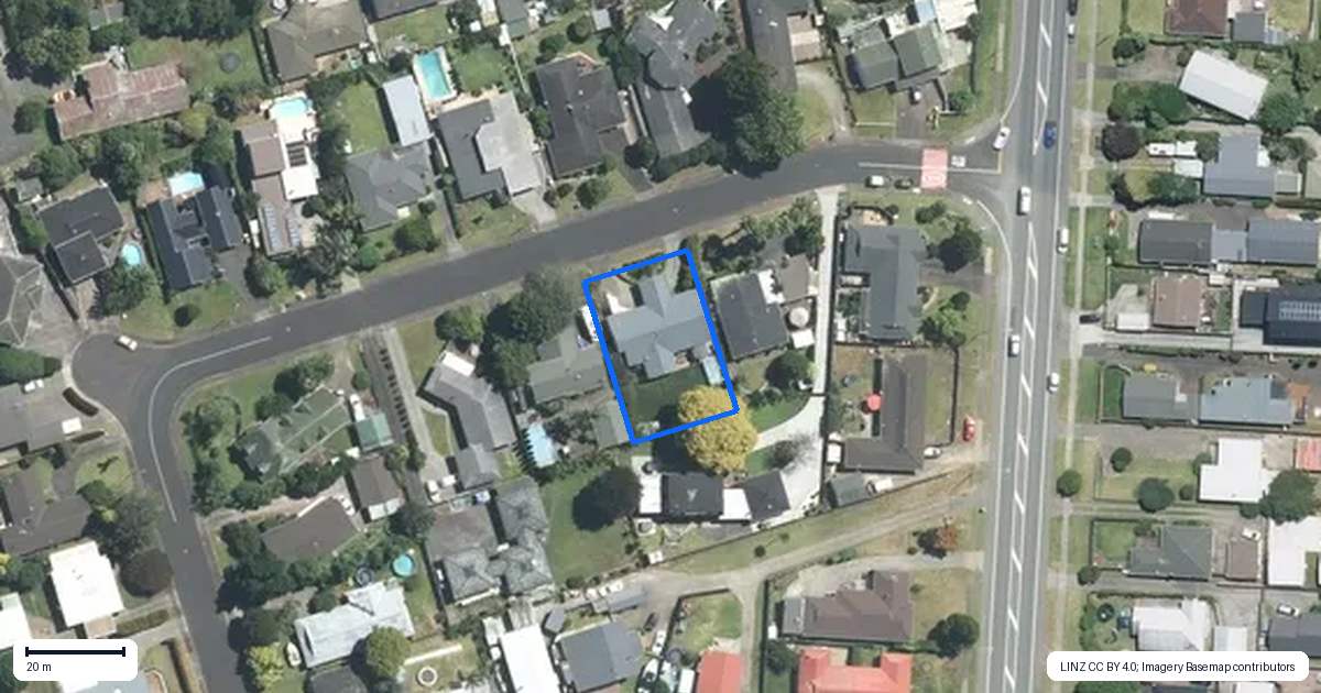 Property context map for 8 Magnolia Avenue, Opaheke, Papakura