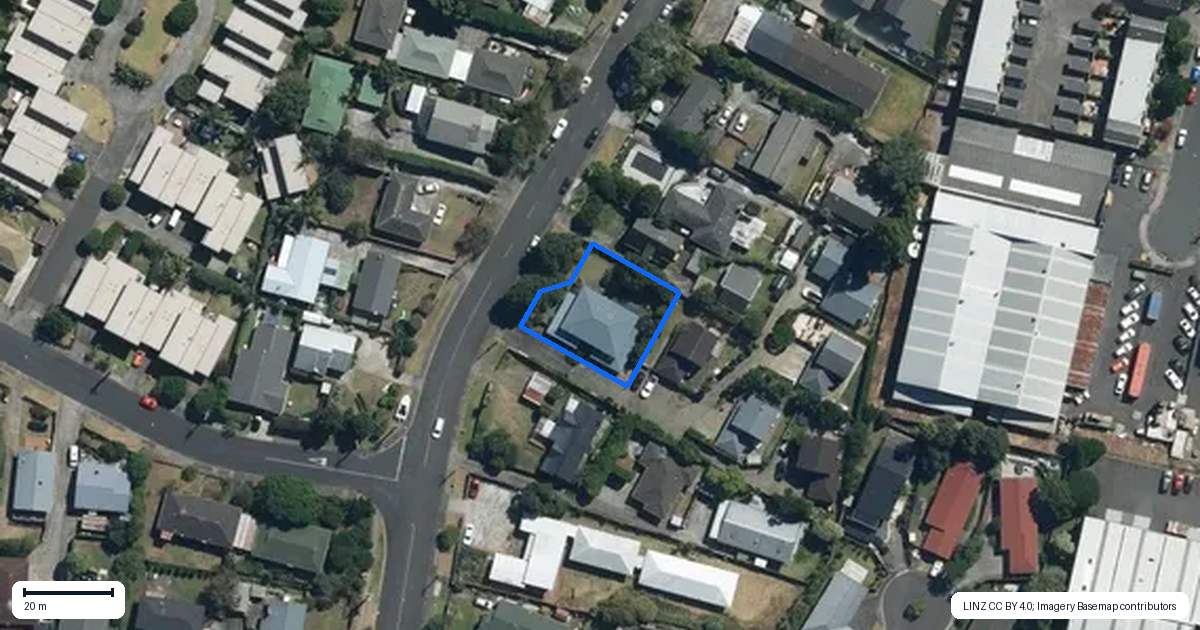 Property context map for 2/55 Ballarat Street, Ellerslie, Auckland