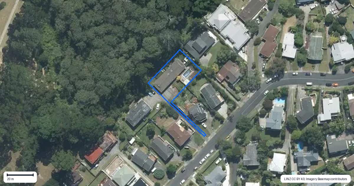 Property context map for 58 Ravenwood Drive, Forrest Hill, Auckland