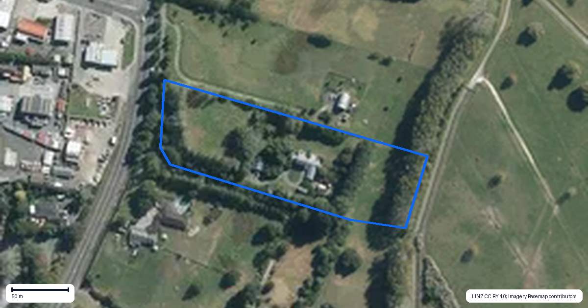 Property context map for 1432 Dairy Flat Highway, Dairy Flat