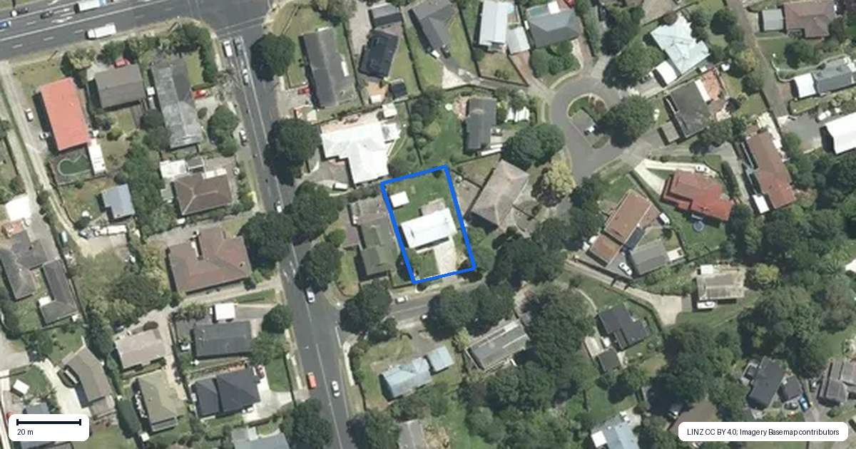 Property context map for 4 Flamingo Court, Goodwood Heights, Auckland