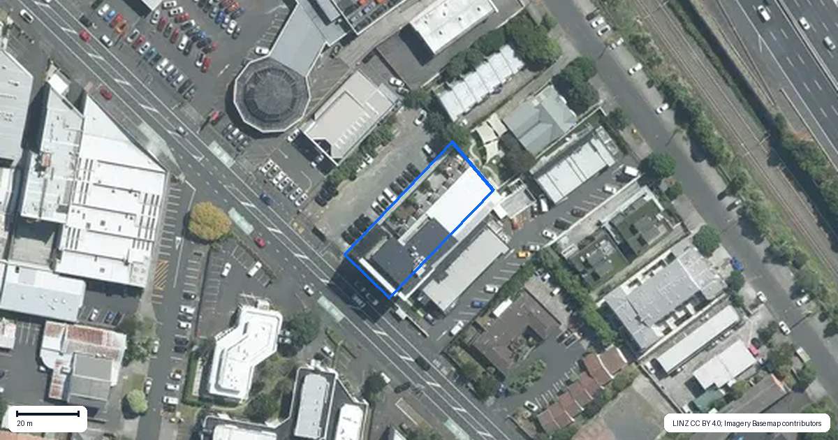 Property context map for 108/64 Great South Road, Epsom, Auckland