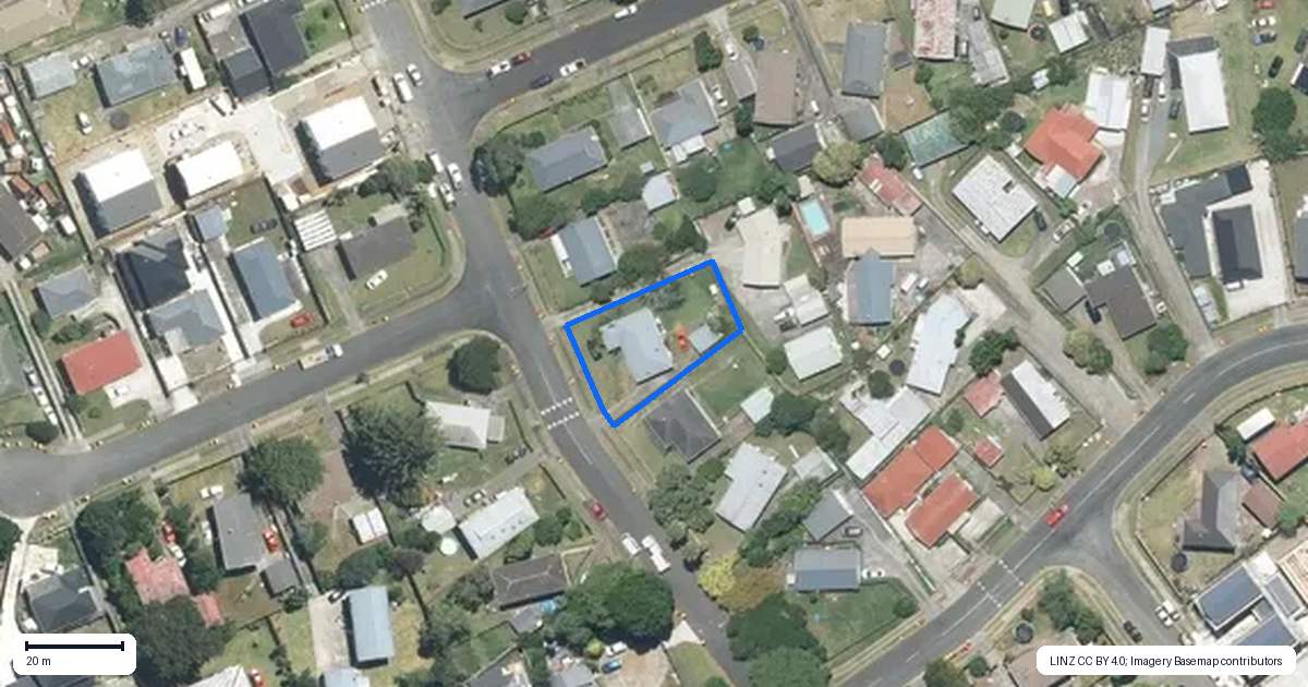 Property context map for 58 Addington Avenue, Manurewa, Auckland