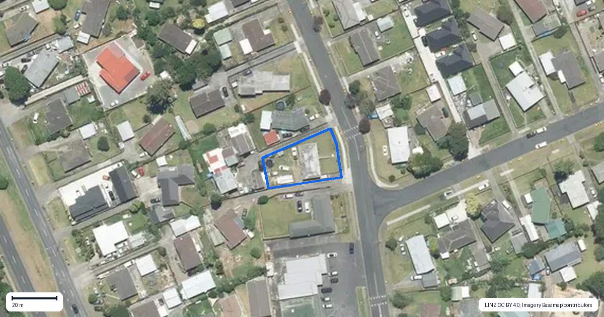 Property context map for 29 Fellbrook Street, Manurewa, Auckland