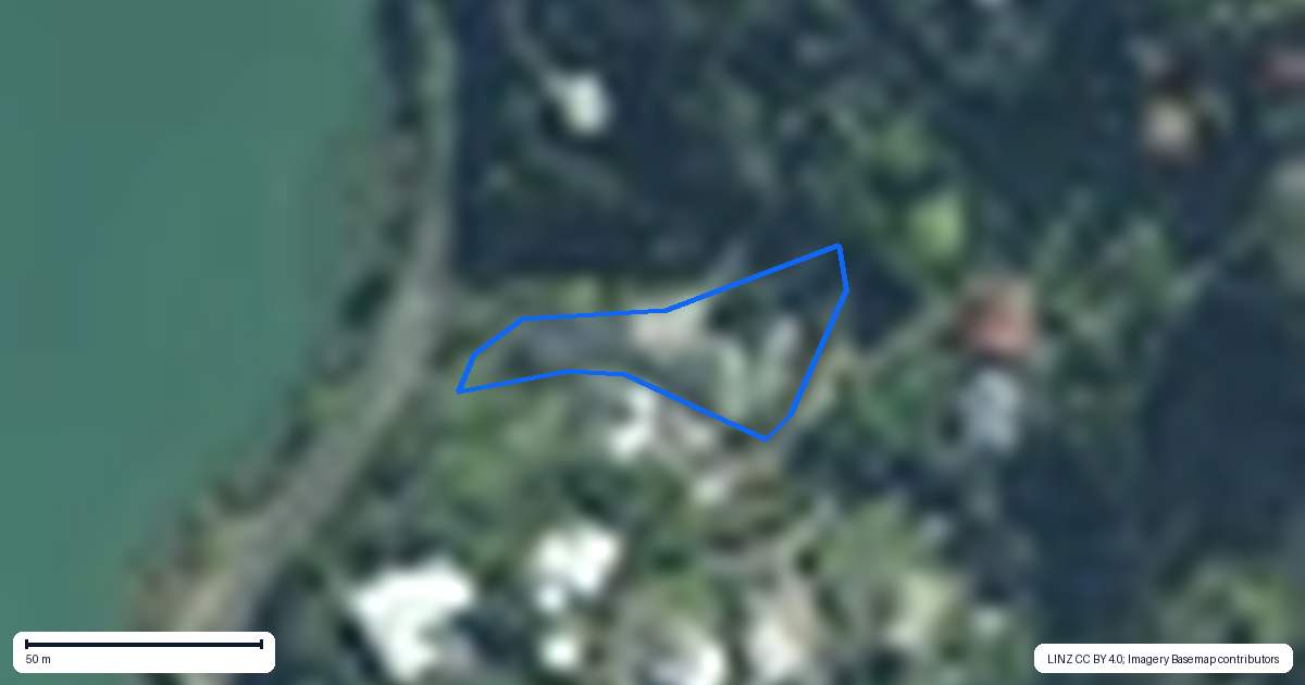 Property context map for 8 Lewer Road, Whangaroa, Kaeo