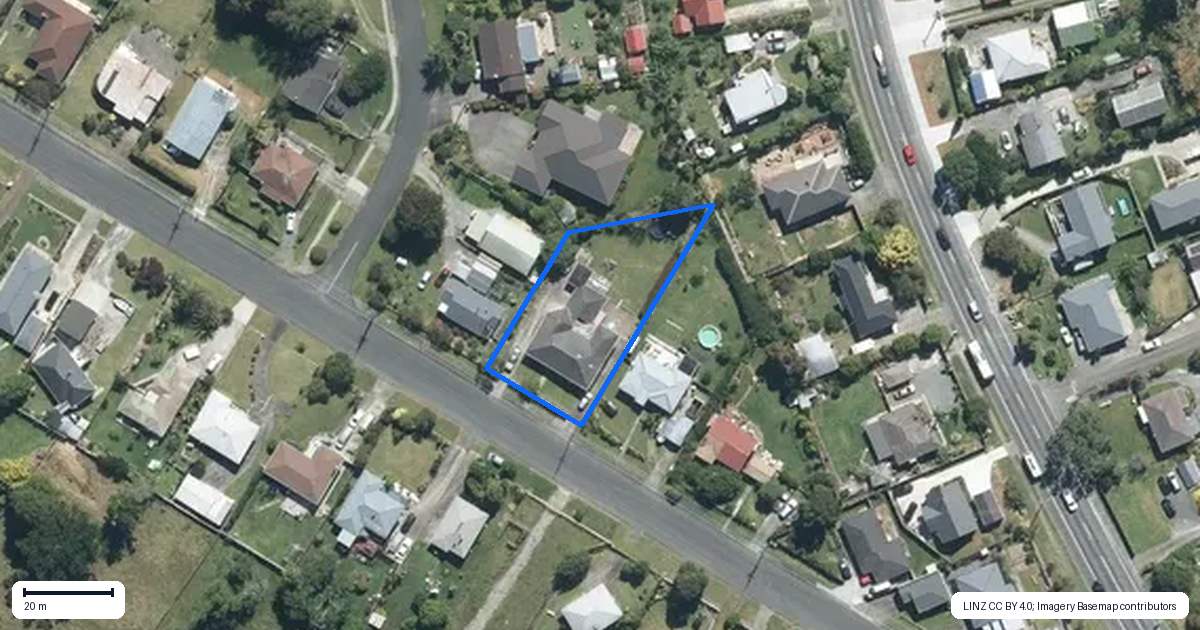 Property context map for 43 Davies Road, Wellsford