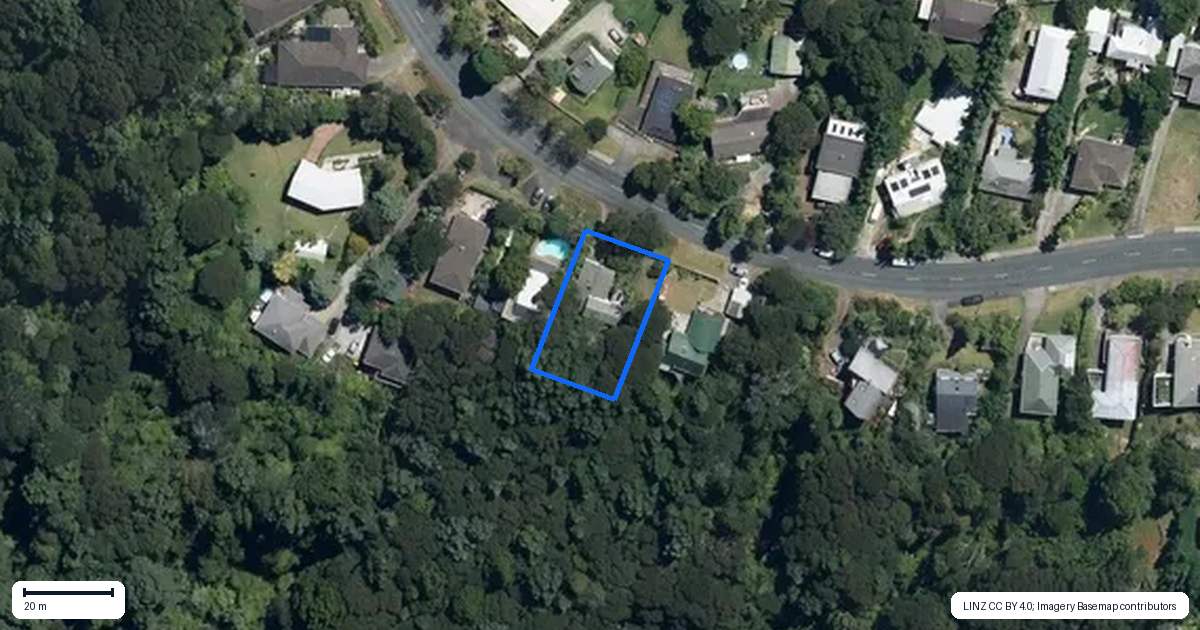Property context map for 192 Glengarry Road, Glen Eden, Auckland