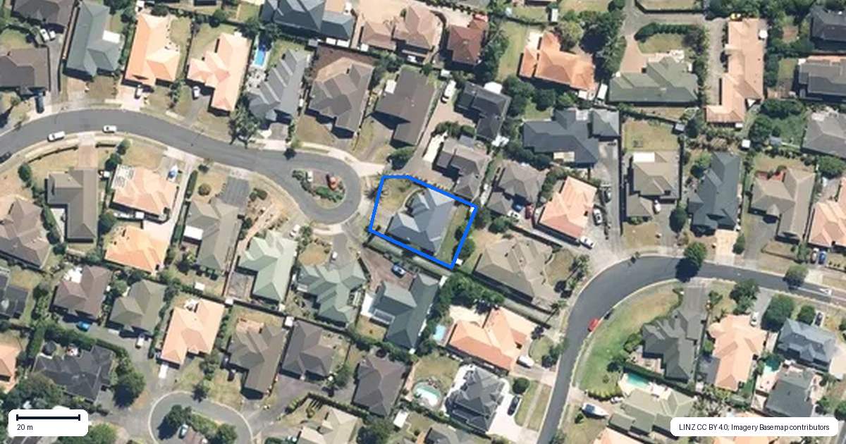 Property context map for 23 Ballycullanie Place, Dannemora, Auckland