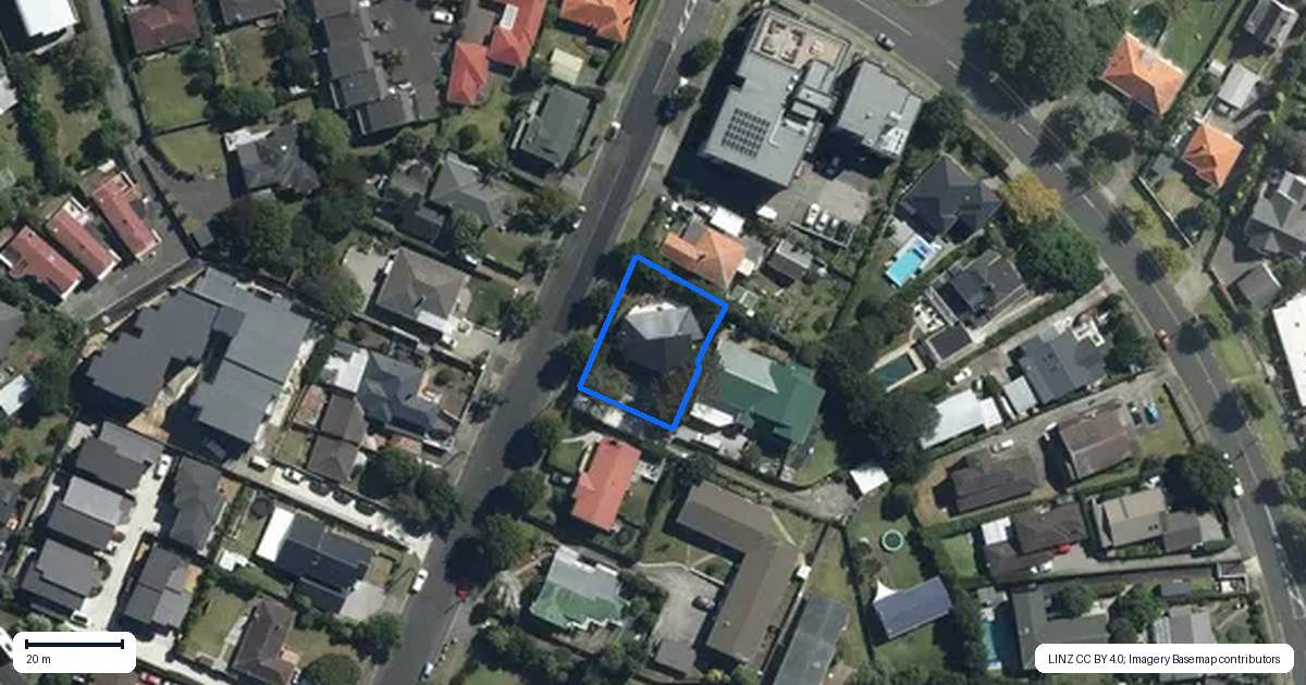 Property context map for 45B Arthur Street, Ellerslie, Auckland