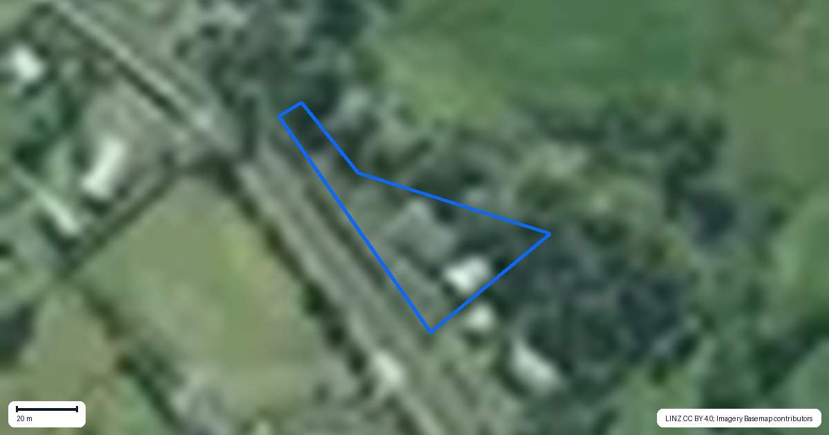 Property context map for 72 Tara Road, Mangawhai