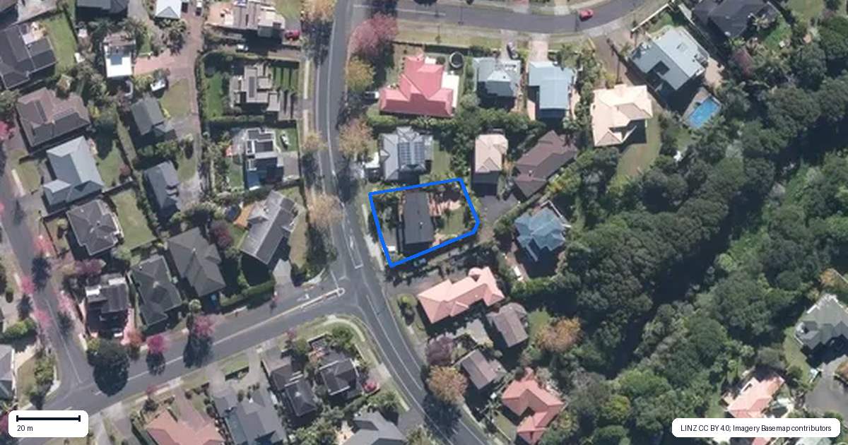 Property context map for 54 Marina View Drive, West Harbour, Auckland